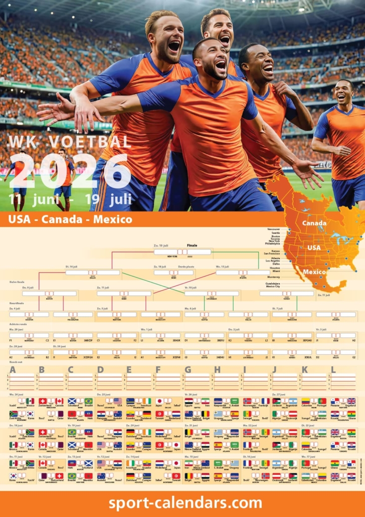 WK-voetbal-NL-elftal-team