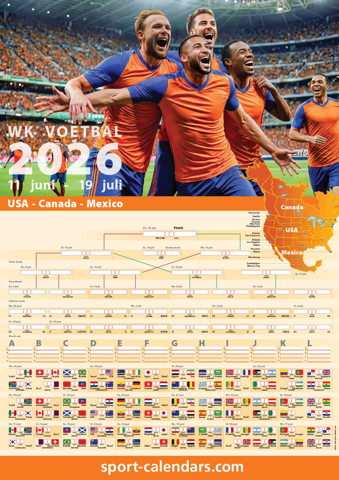 WK-voetbal-NL-elftal-team